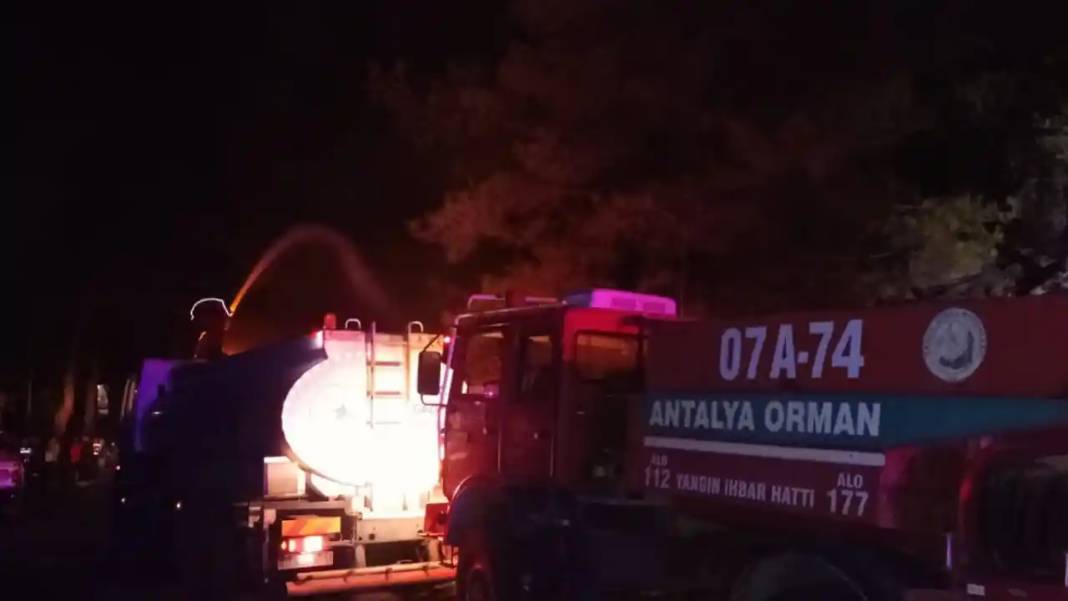 Gazipaşa’da Orman Yangını Korkuttu 5
